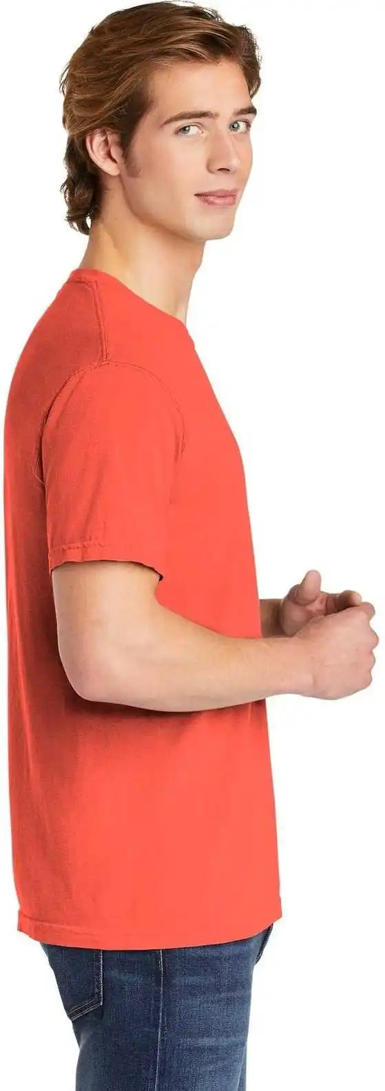 Comfort Colors 1717 Garment Dyed Heavyweight t Shirt Bright Salmon