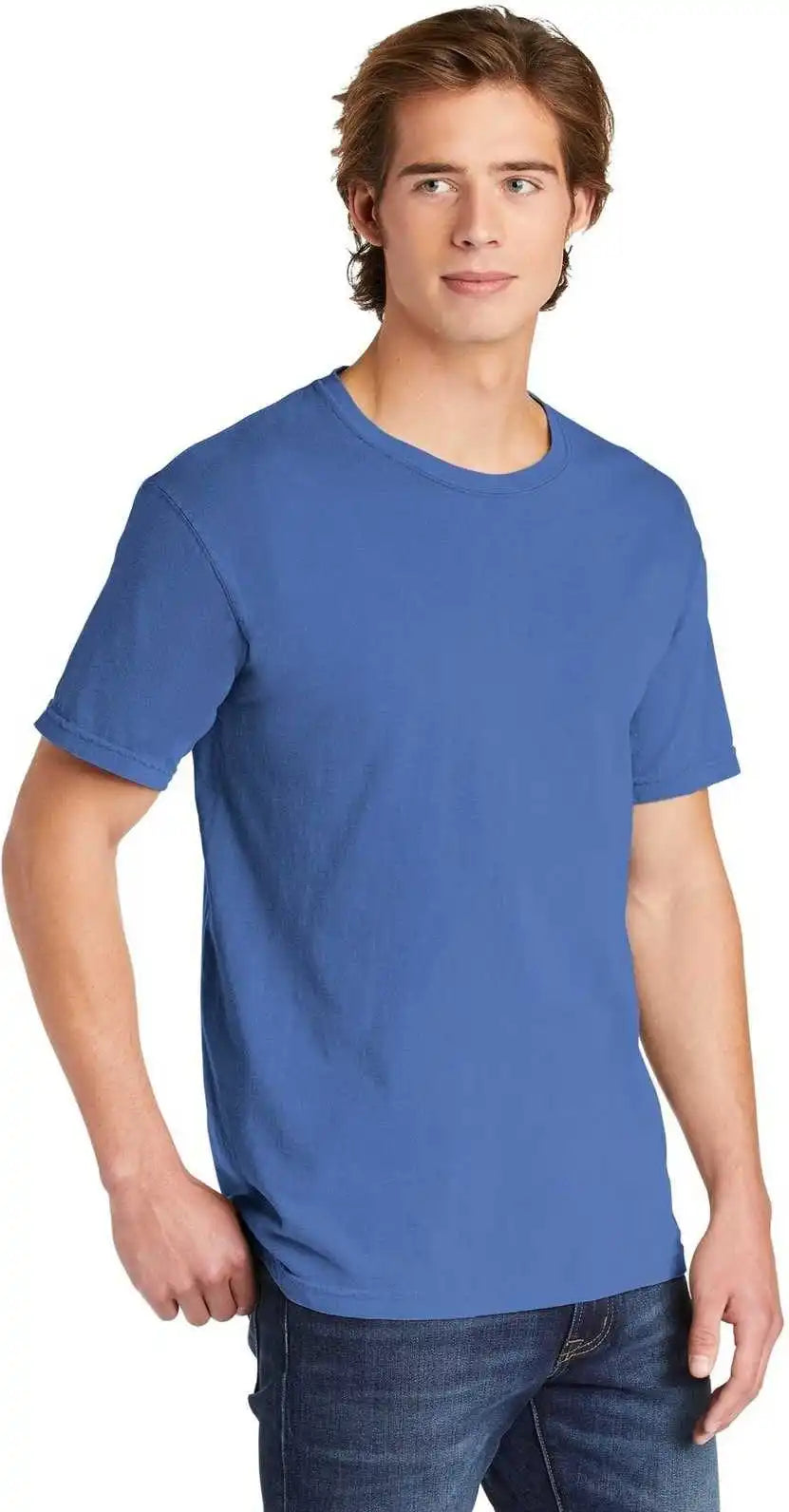 Comfort Colors 1717 Garment Dyed Heavyweight t Shirt Flo Blue