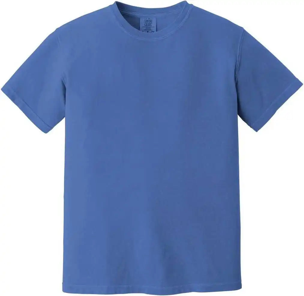 Comfort Colors 1717 Garment Dyed Heavyweight t Shirt Flo Blue