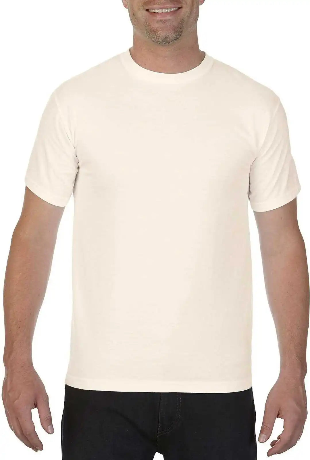 Comfort Colors 1717 Garment Dyed Heavyweight t Shirt Ivory
