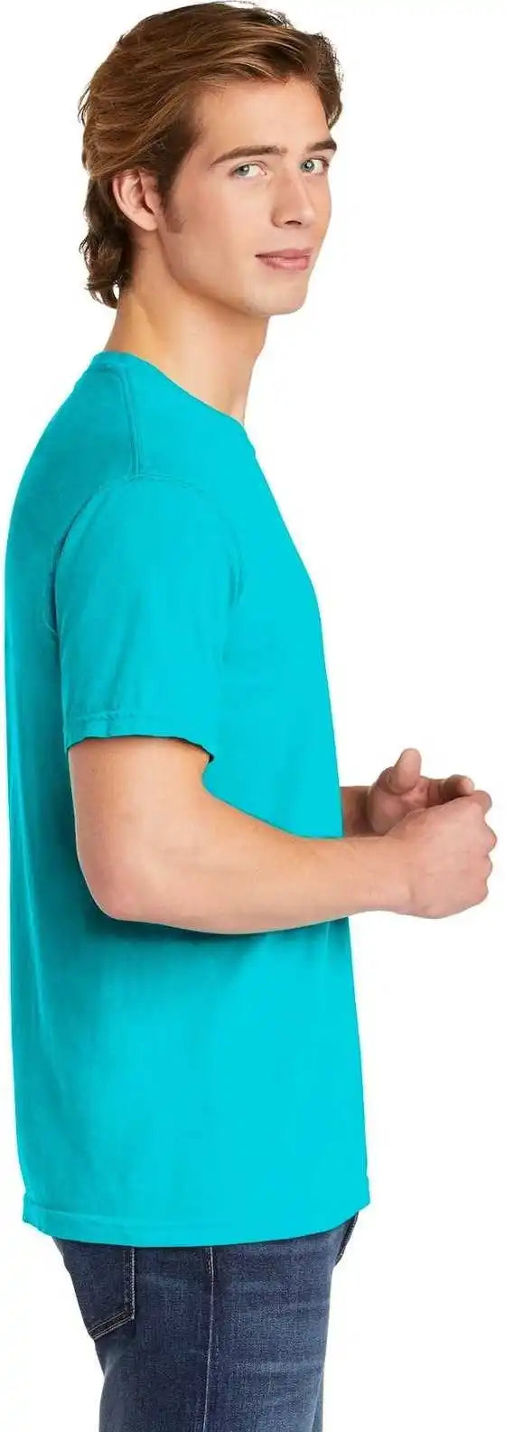 Comfort Colors 1717 Garment Dyed Heavyweight t Shirt Lagoon