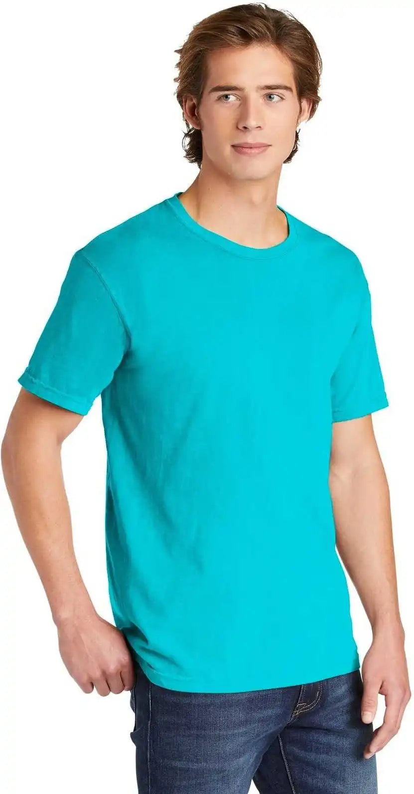 Comfort Colors 1717 Garment Dyed Heavyweight t Shirt Lagoon