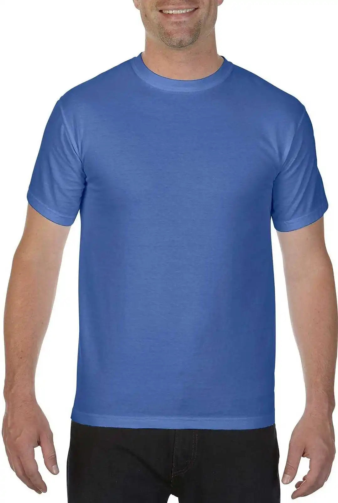Comfort Colors 1717 Garment Dyed Heavyweight t Shirt Mystic Blue