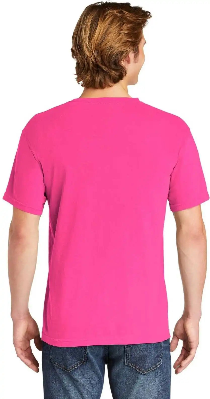 Comfort Colors 1717 Garment-dyed Heavyweight T-shirt - Neon Pink