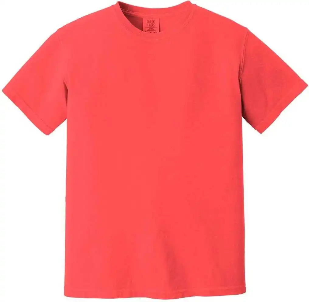 Comfort Colors 1717 Garment-dyed Heavyweight T-shirt - Neon Red Orange