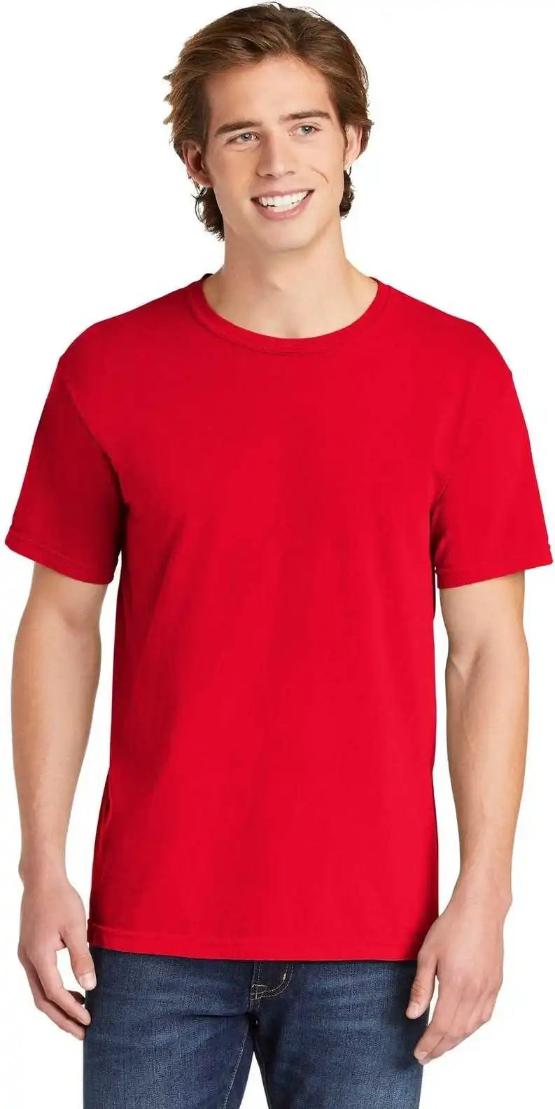 Comfort Colors 1717 Garment Dyed Heavyweight t Shirt Red