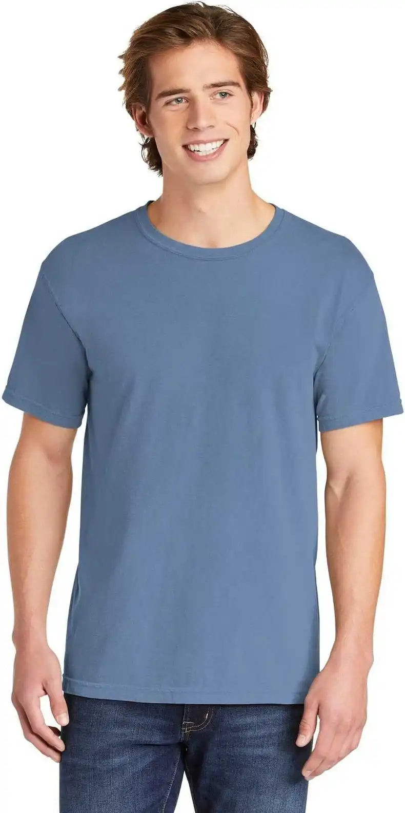 Comfort Colors 1717 Garment Dyed Heavyweight t Shirt Washed Denim