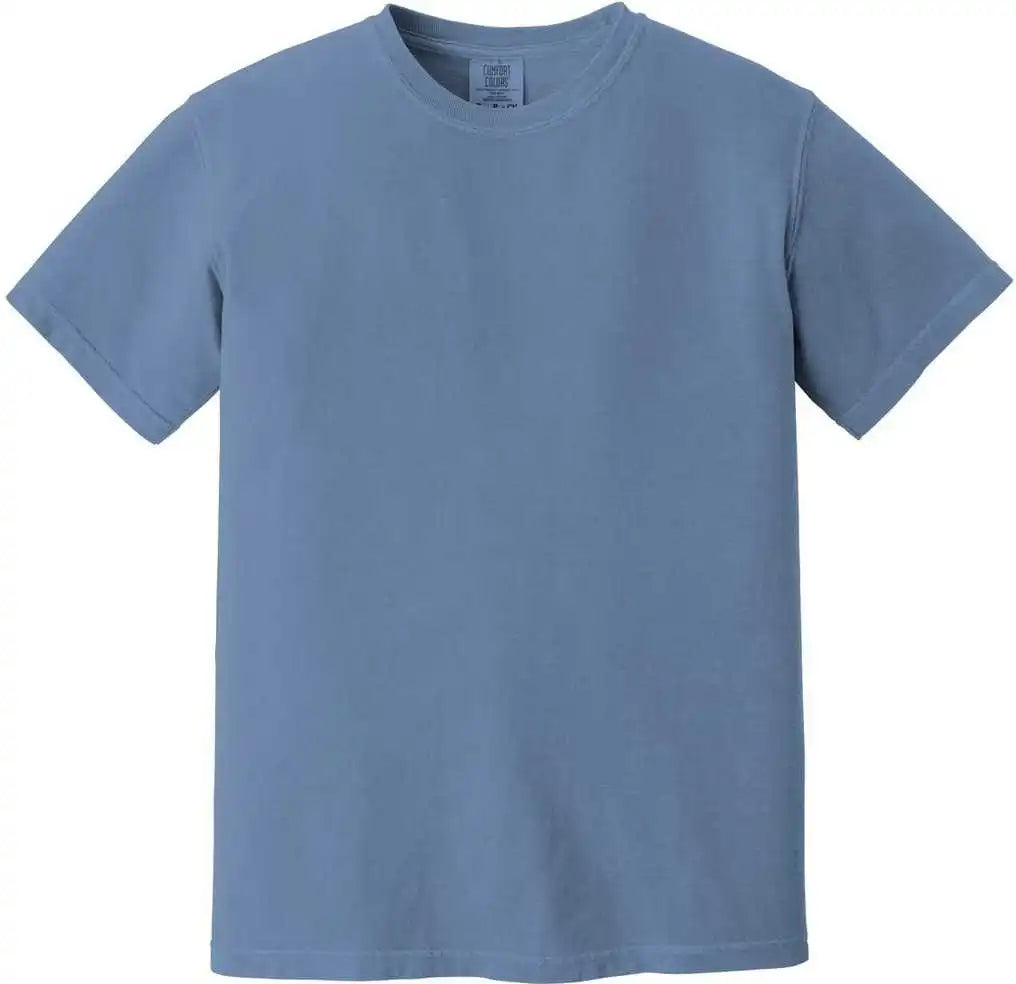 Comfort Colors 1717 Garment Dyed Heavyweight t Shirt Washed Denim