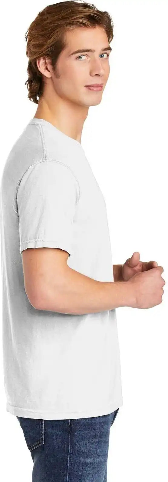Comfort Colors 1717 Garment Dyed Heavyweight t Shirt White