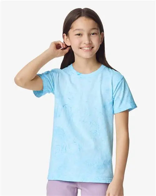 Comfort Colors 1745y Colorblast™ Youth Heavyweight T-shirt - Fiji Blue