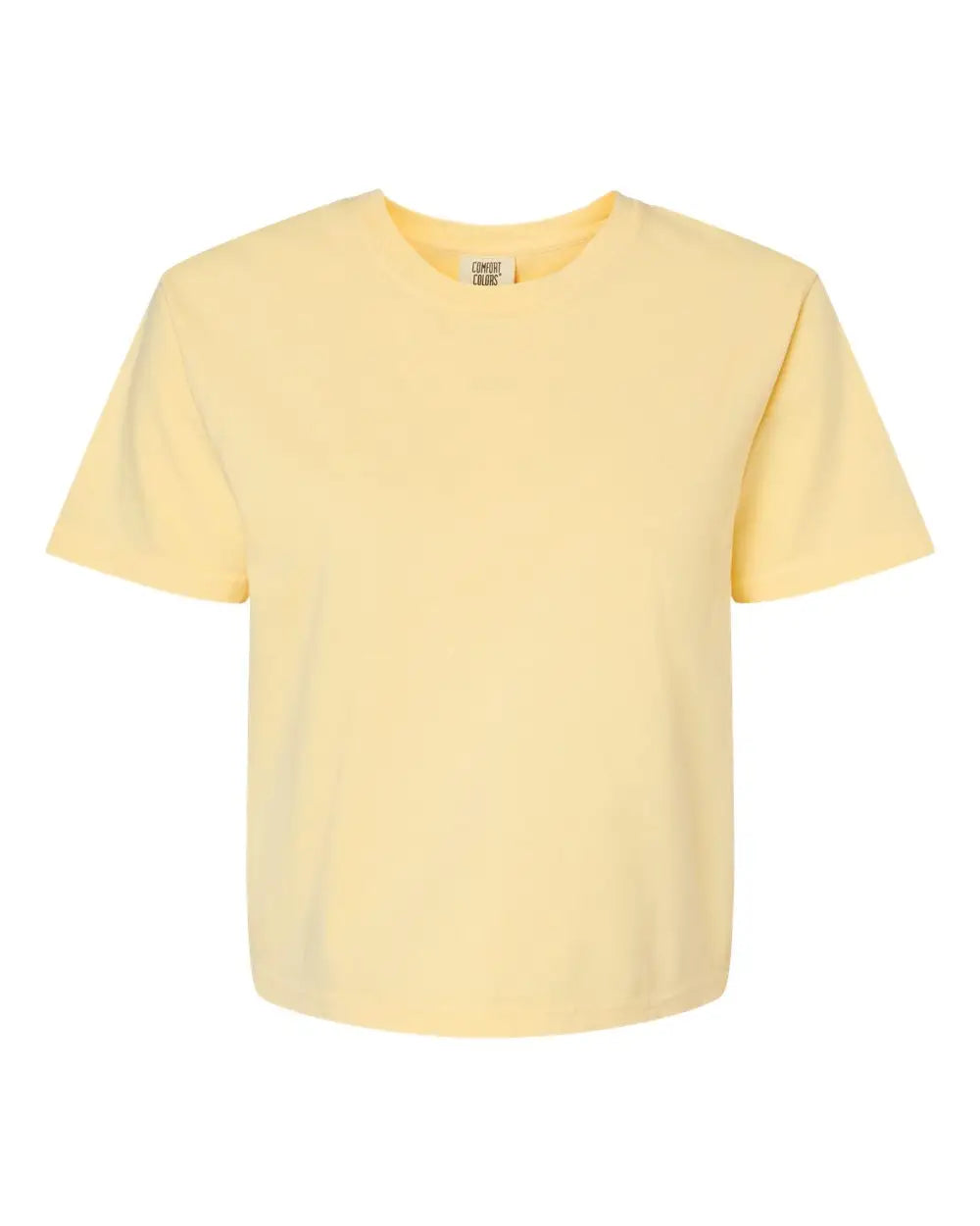 Comfort Colors 3023cl Women’s Heavyweight Boxy T-shirt - Butter - Yellow / s