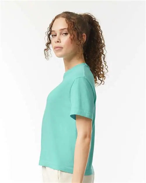 Comfort Colors 3023cl Women’s Heavyweight Boxy T-shirt - Chalky Mint