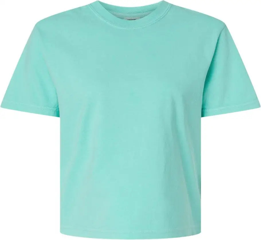 Comfort Colors 3023cl Women’s Heavyweight Boxy T-shirt - Chalky Mint - Green / s