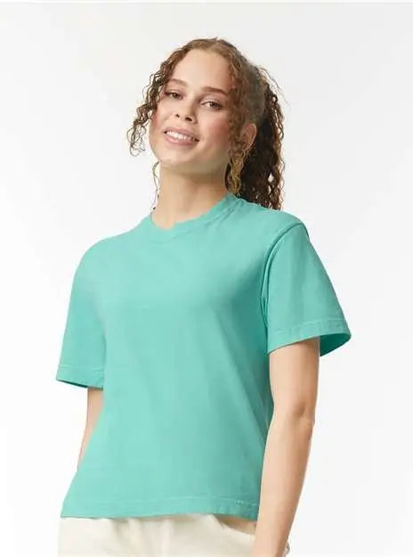 Comfort Colors 3023cl Women’s Heavyweight Boxy T-shirt - Chalky Mint