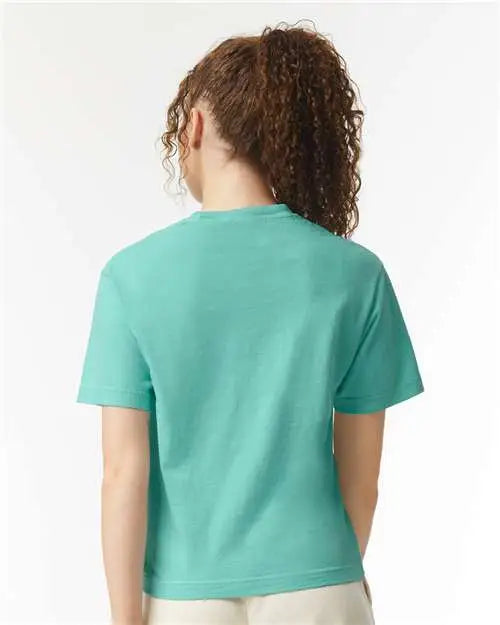 Comfort Colors 3023cl Women’s Heavyweight Boxy T-shirt - Chalky Mint