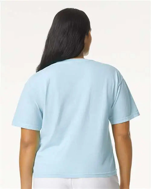 Comfort Colors 3023cl Women’s Heavyweight Boxy T-shirt - Chambray