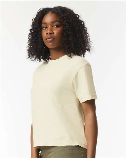 Comfort Colors 3023cl Women’s Heavyweight Boxy T-shirt - Ivory