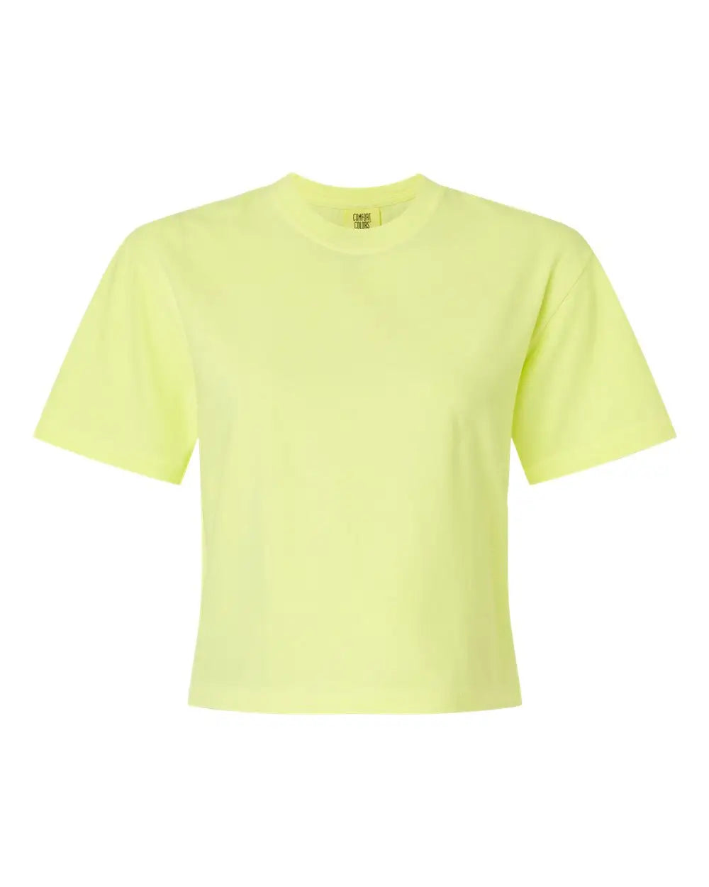 Comfort Colors 3023cl Women’s Heavyweight Boxy T-shirt - Neon Lemon - s