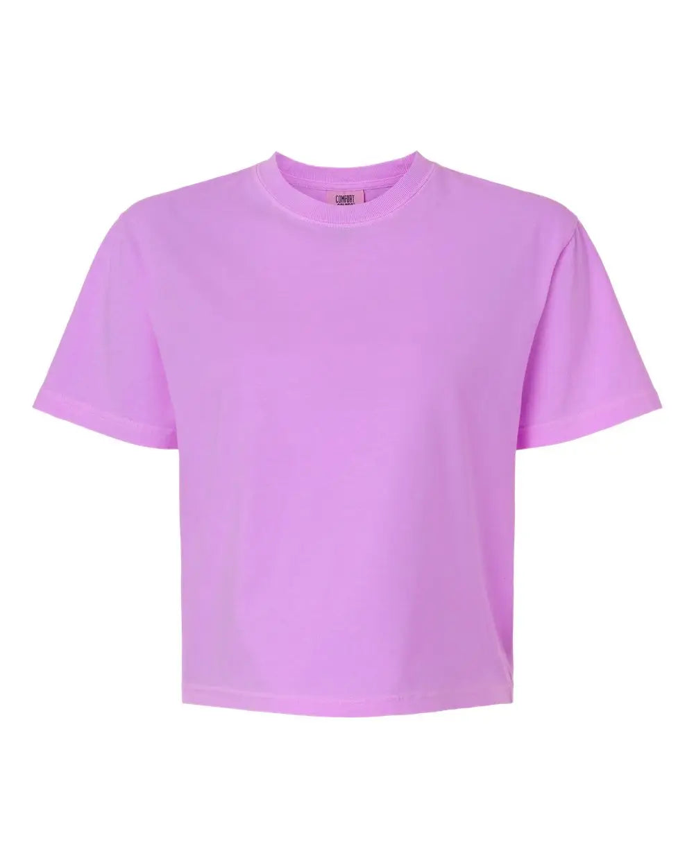 Comfort Colors 3023cl Women’s Heavyweight Boxy T-shirt - Neon Violet - s