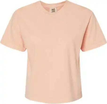 Comfort Colors 3023cl Women’s Heavyweight Boxy T-shirt - Peachy