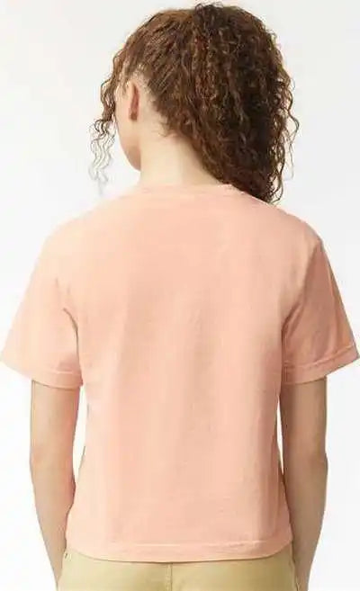 Comfort Colors 3023cl Women’s Heavyweight Boxy t Shirt Peachy