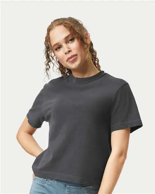Comfort Colors 3023cl Women’s Heavyweight Boxy T-shirt - Pepper