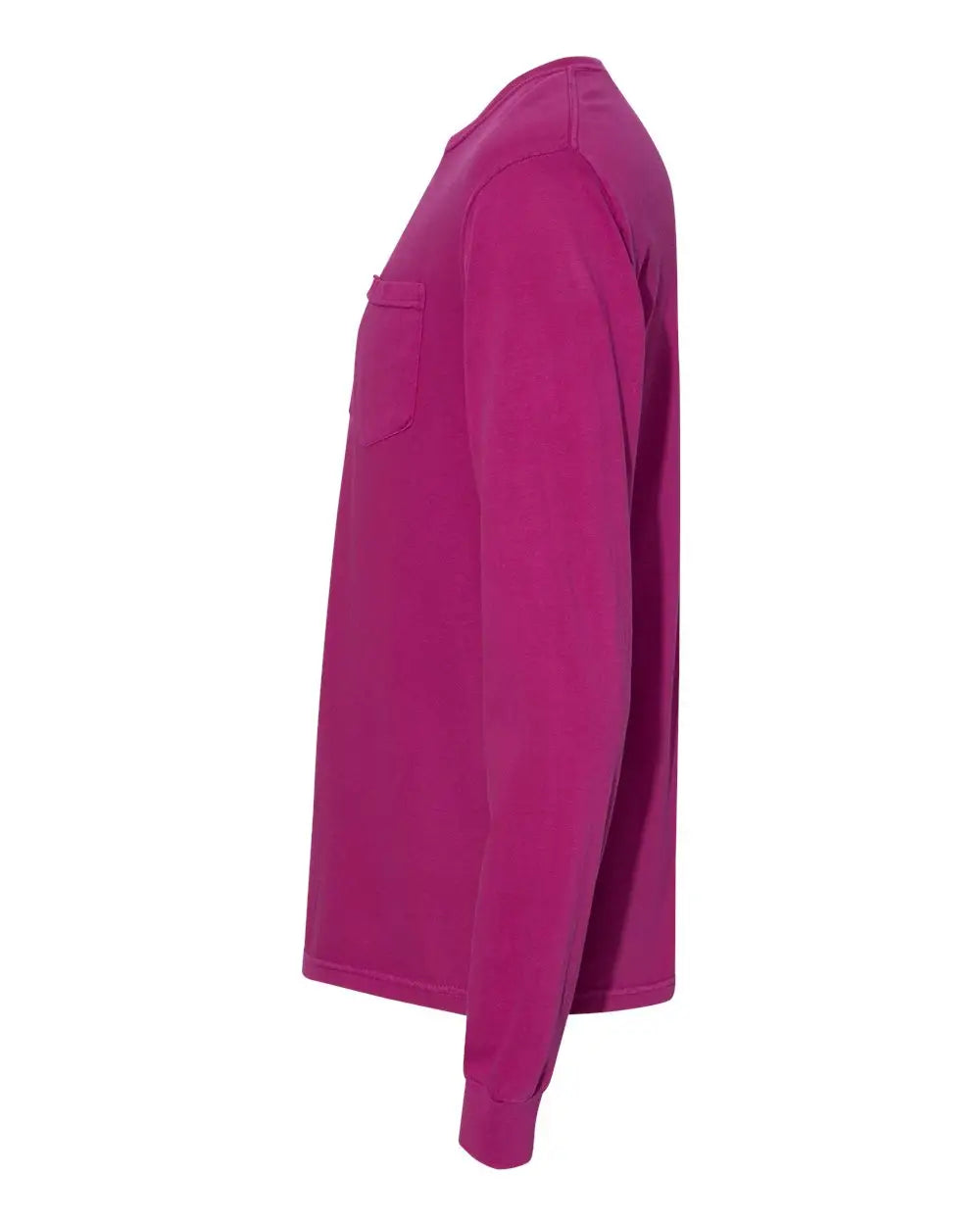 Comfort Colors 4410 Garment-dyed Heavyweight Long Sleeve Pocket T-shirt - Boysenberry