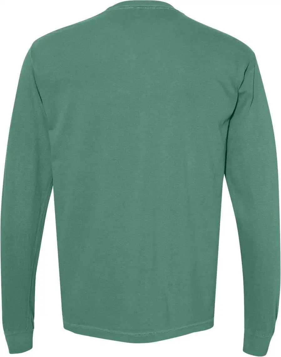 Comfort Colors 4410 Garment-dyed Heavyweight Long Sleeve Pocket T-shirt - Light Green
