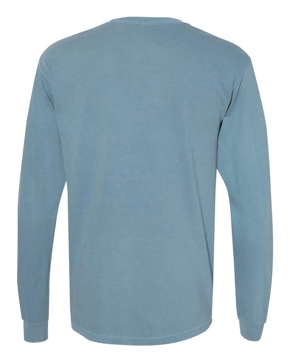 Comfort Colors 4410 Garment-dyed Heavyweight Long Sleeve Pocket T-shirt - Ice Blue - Forest / s