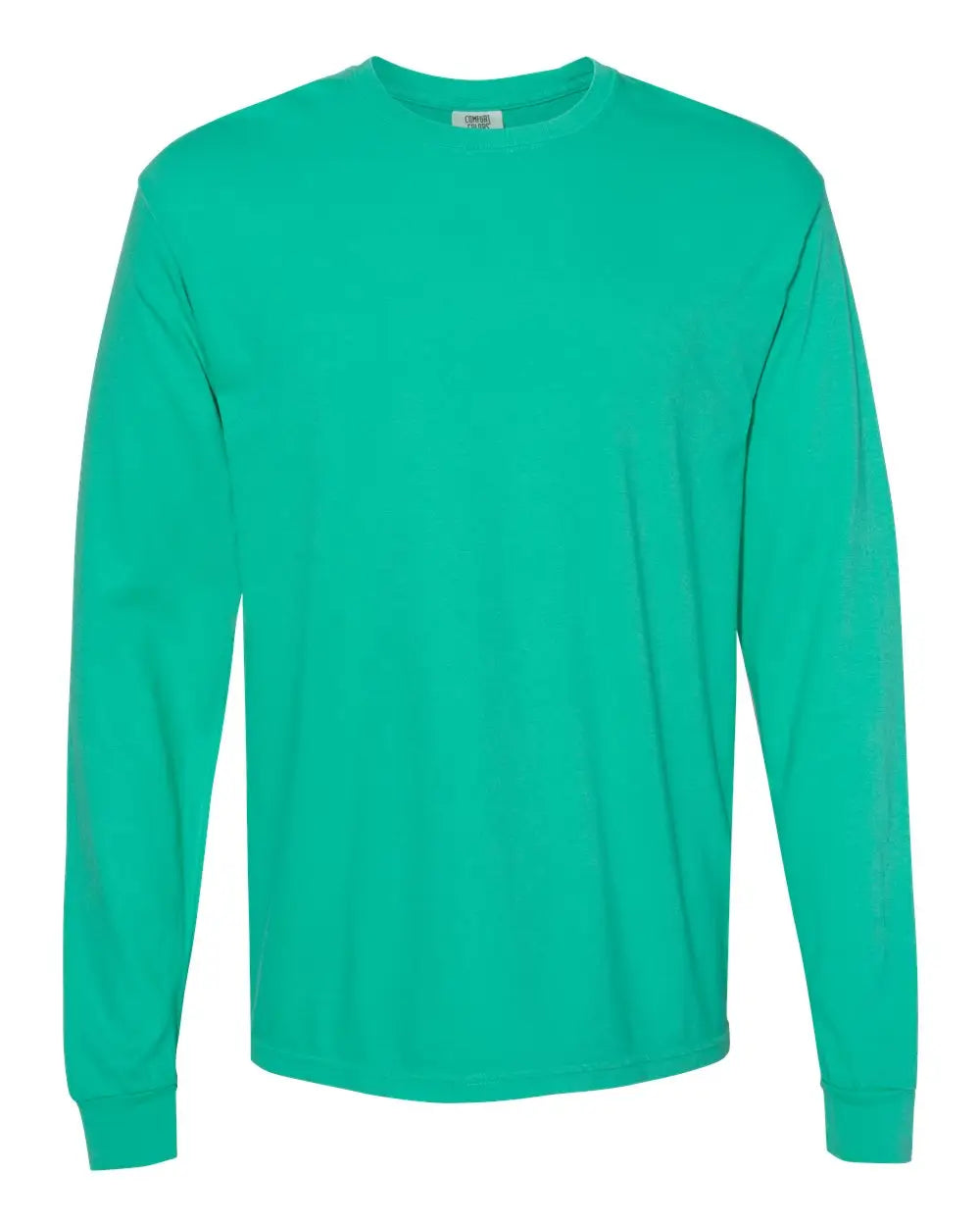 Comfort Colors 6014 Garment-dyed Heavyweight Long Sleeve T-shirt - Island Green - s