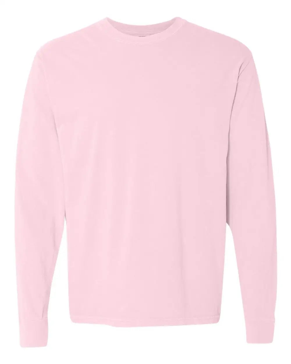 Comfort Colors 6014 Garment-dyed Heavyweight Long Sleeve T-shirt - Blossom - Pink / s