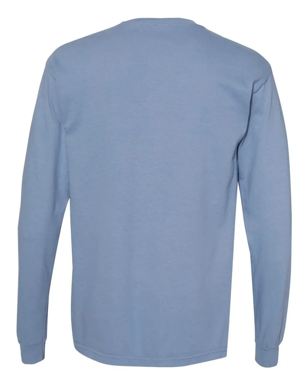 Comfort Colors 6014 Garment-dyed Heavyweight Long Sleeve T-shirt - Washed Denim - Navy / s