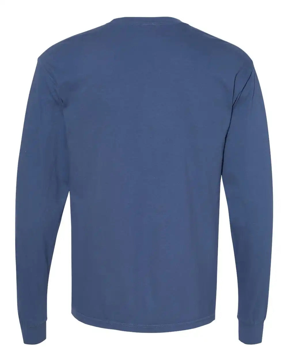 Comfort Colors 6014 Garment-dyed Heavyweight Long Sleeve T-shirt - China Blue - s
