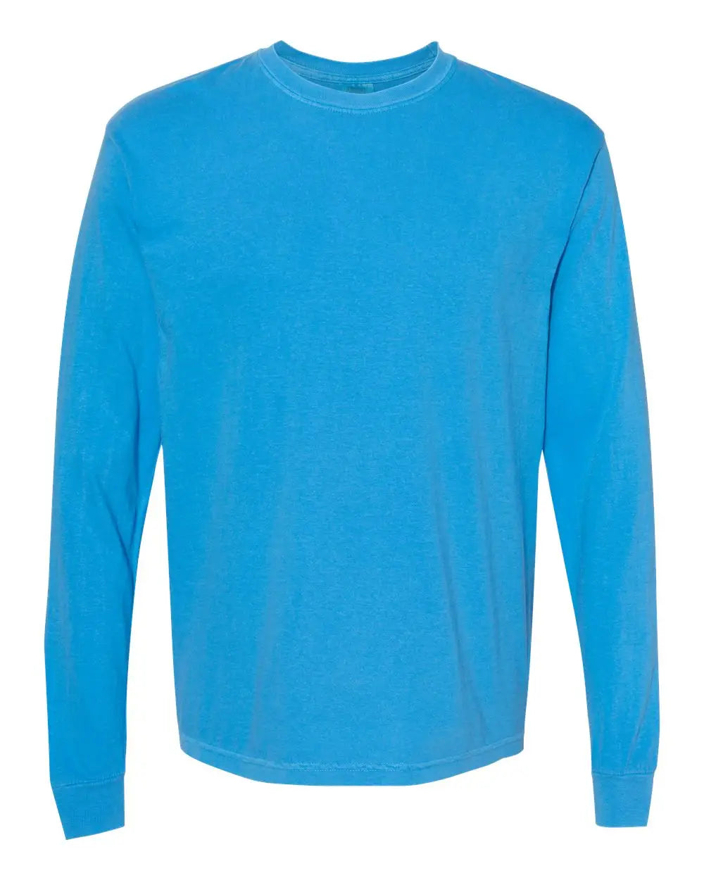 Comfort Colors 6014 Garment-dyed Heavyweight Long Sleeve T-shirt - Royal Caribe - s
