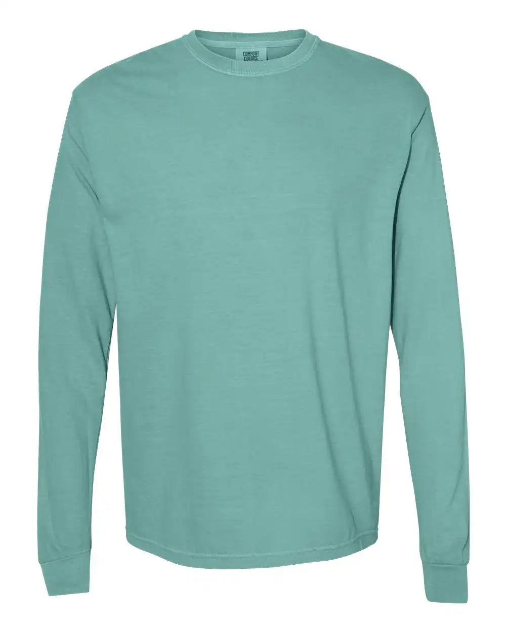 Comfort Colors 6014 Garment-dyed Heavyweight Long Sleeve T-shirt - Seafoam - s