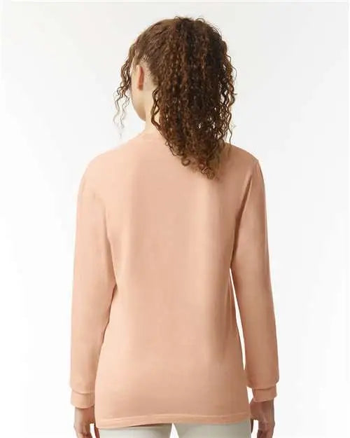 Comfort Colors 6014 Garment-dyed Heavyweight Long Sleeve T-shirt - Peachy
