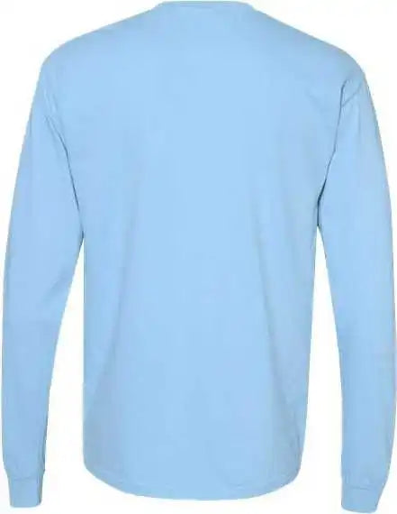 Comfort Colors 6014 Garment Dyed Heavyweight Long Sleeve t Shirt Hydrangea