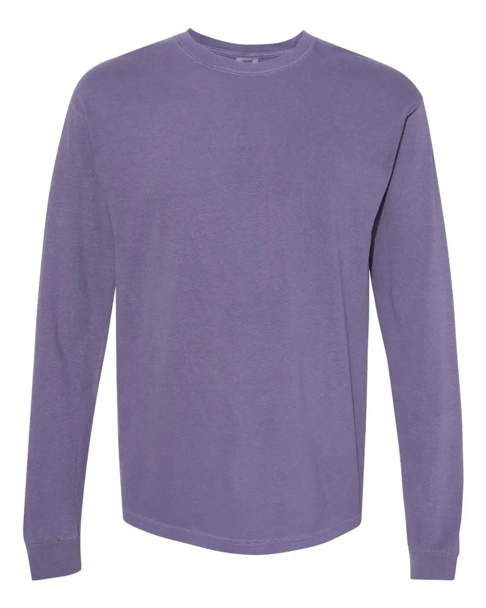 Comfort Colors 6014 Garment-dyed Heavyweight Long Sleeve T-shirt - Grape - Purple Gray / s