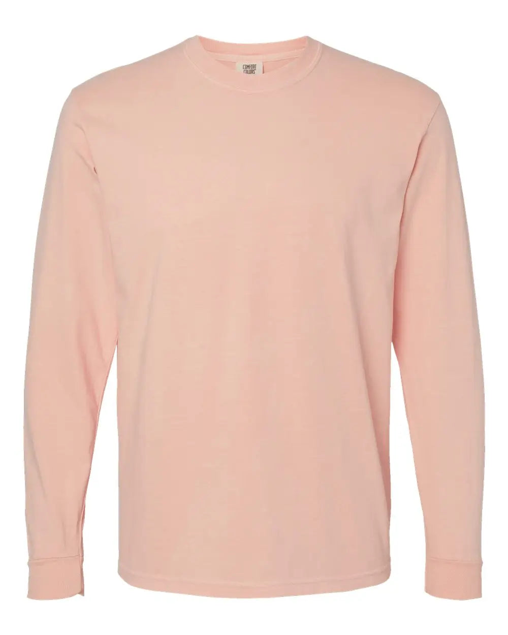 Comfort Colors 6014 Garment-dyed Heavyweight Long Sleeve T-shirt - Peachy - Orange / s