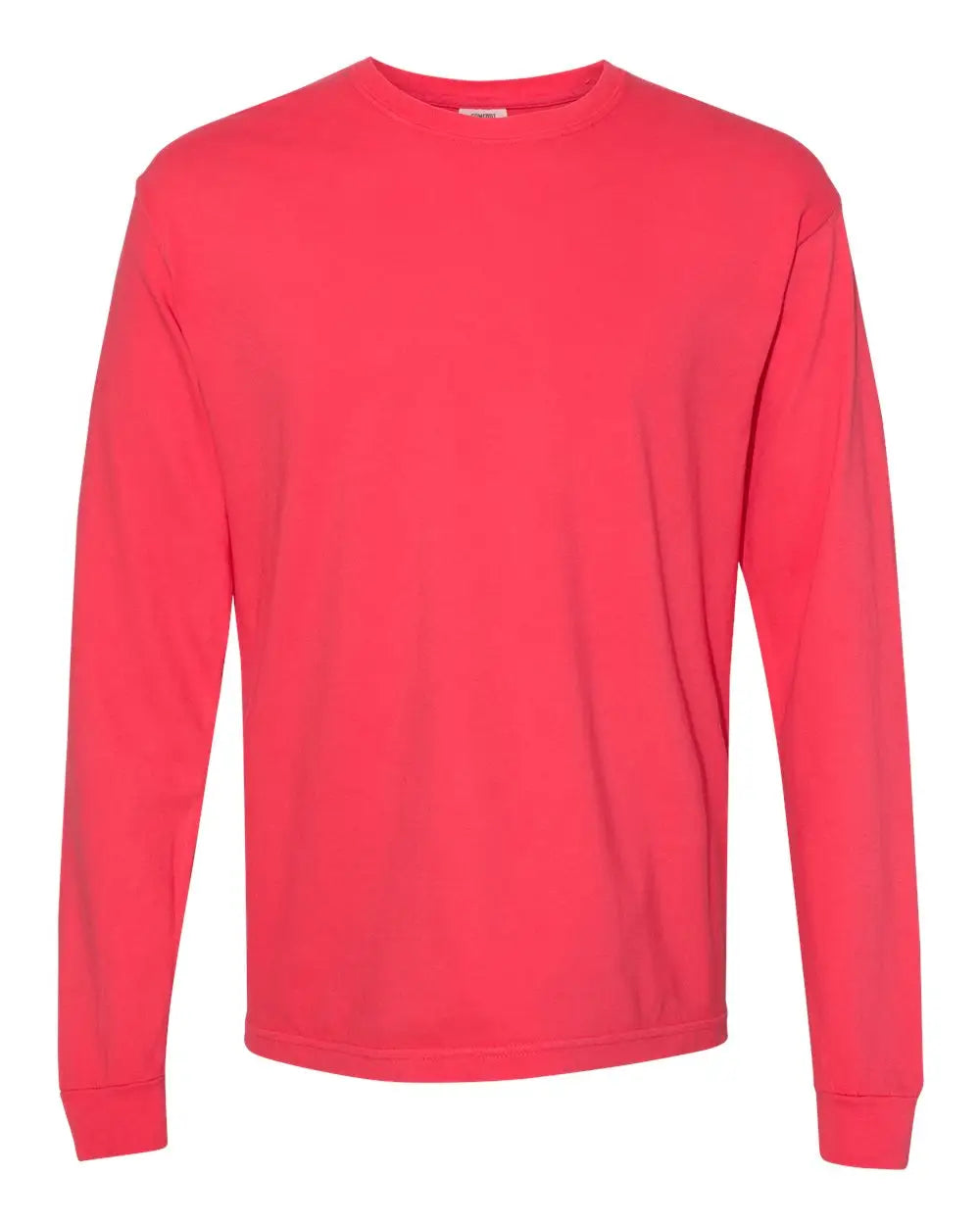 Comfort Colors 6014 Garment-dyed Heavyweight Long Sleeve T-shirt - Paprika - Hot Pink / s
