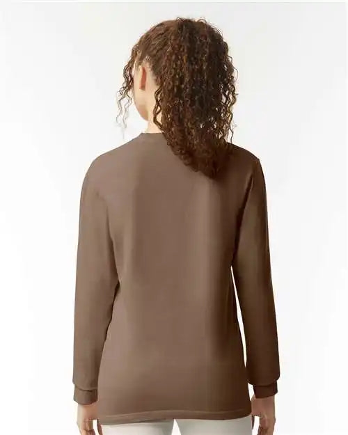 Comfort Colors 6014 Garment-dyed Heavyweight Long Sleeve T-shirt - Espresso