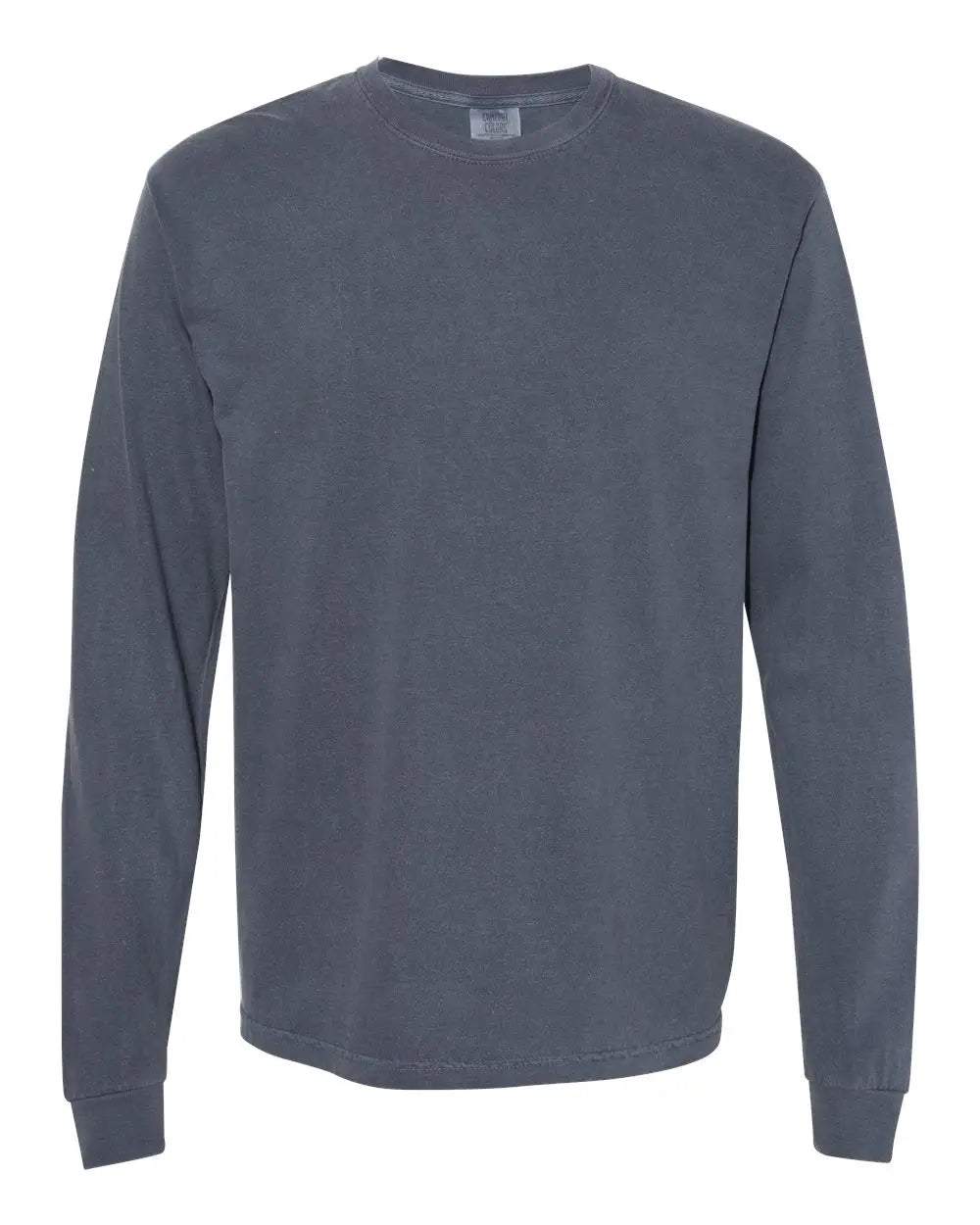 Comfort Colors 6014 Garment-dyed Heavyweight Long Sleeve T-shirt - Denim - Navy / s