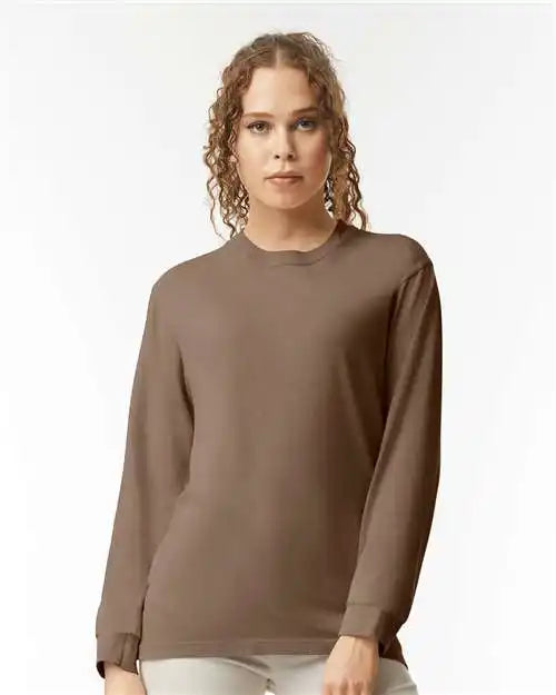 Comfort Colors 6014 Garment-dyed Heavyweight Long Sleeve T-shirt - Espresso