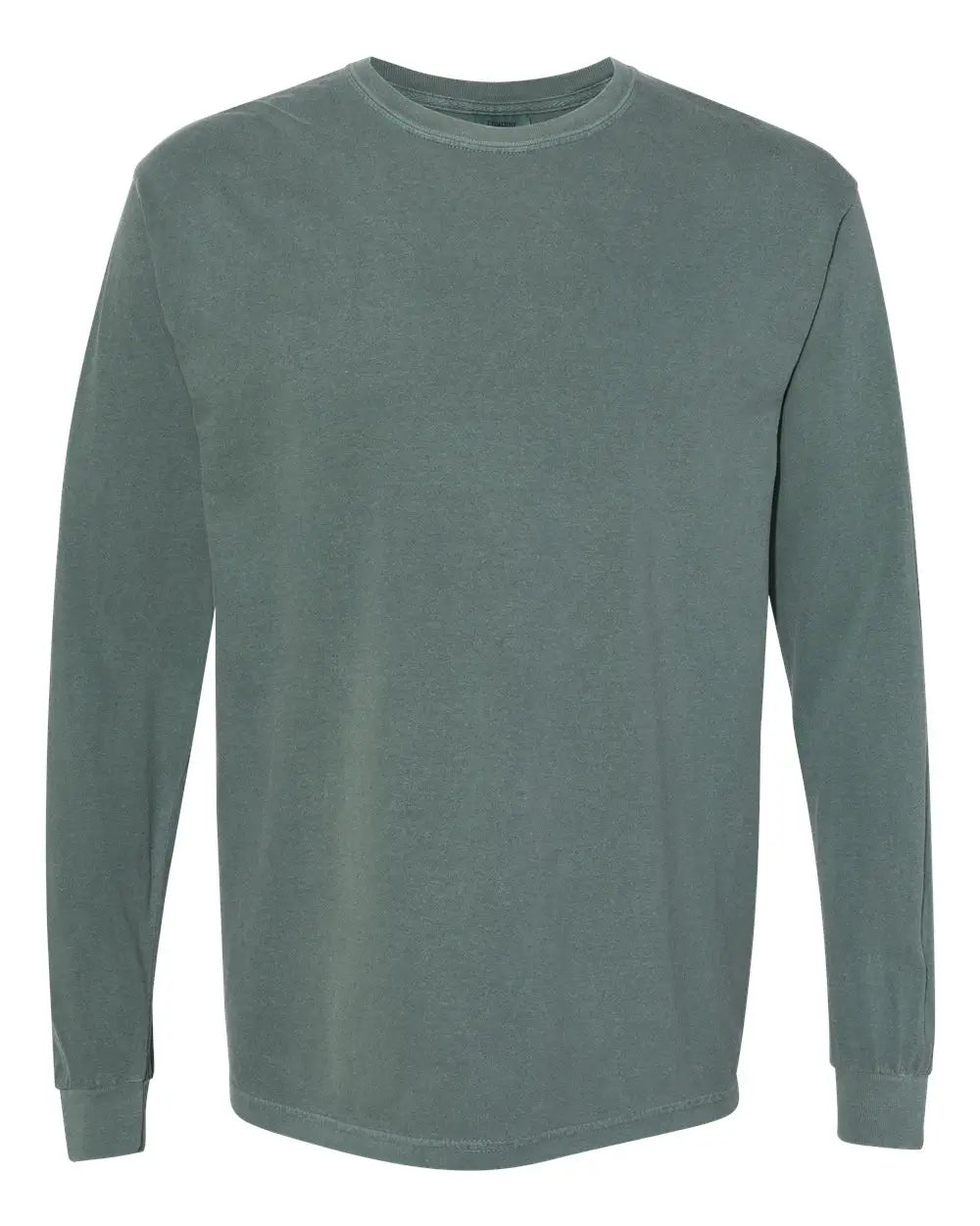 Comfort Colors 6014 Garment-dyed Heavyweight Long Sleeve T-shirt - Blue Spruce - Navy / s