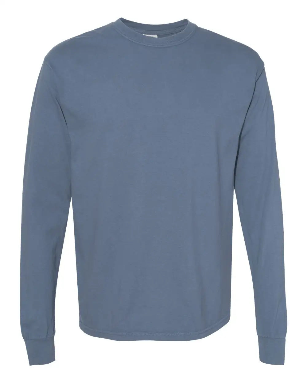 Comfort Colors 6014 Garment-dyed Heavyweight Long Sleeve T-shirt - Blue Jean - Navy / s