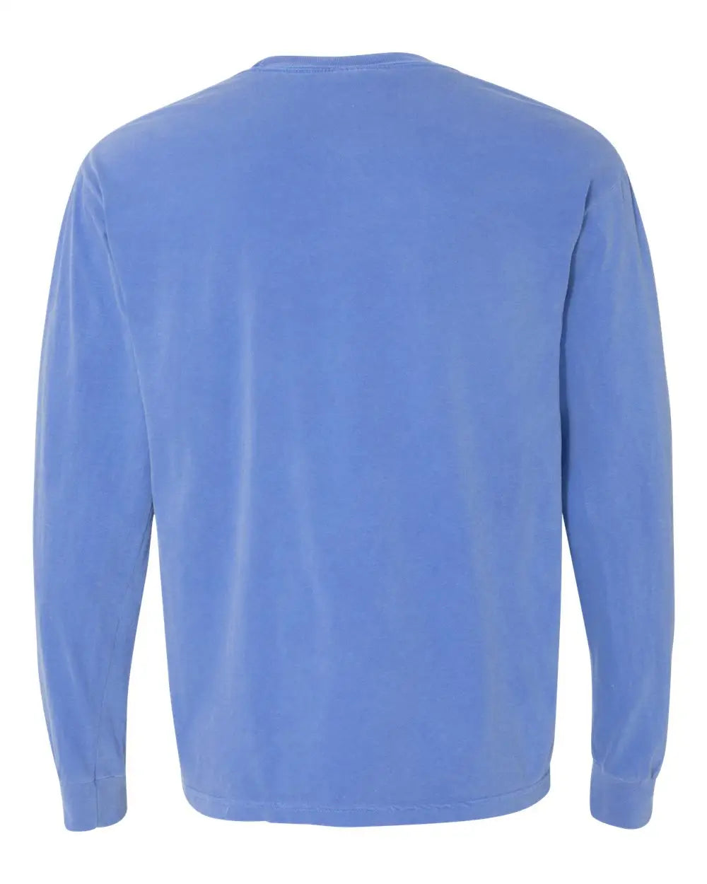Comfort Colors 6014 Garment-dyed Heavyweight Long Sleeve T-shirt - Flo Blue