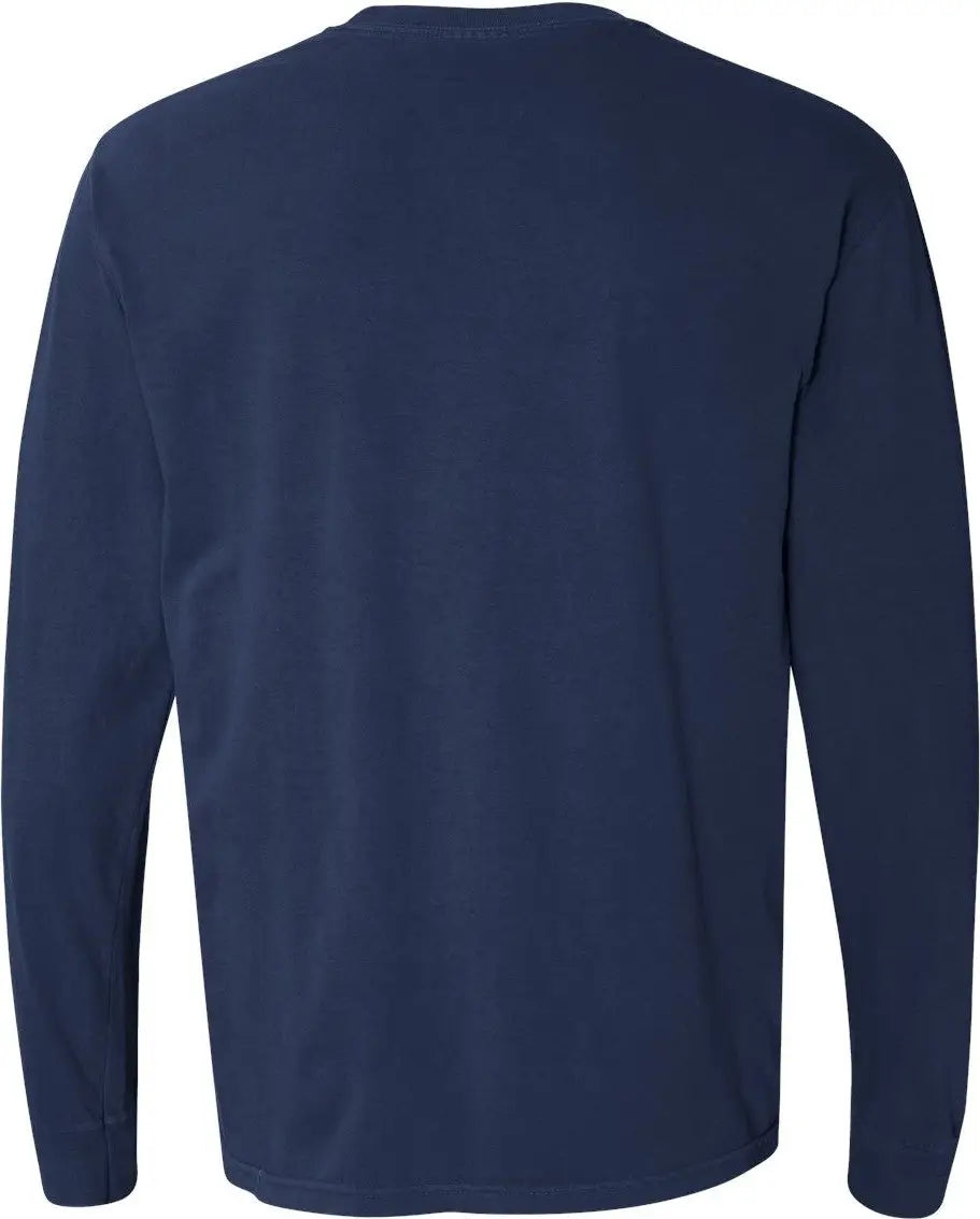 Comfort Colors 6014 Garment-dyed Heavyweight Long Sleeve T-shirt - True Navy