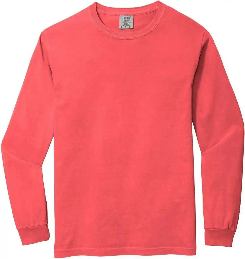 Comfort Colors 6014 Heavyweight Ring Spun Long Sleeve Tee Watermelon