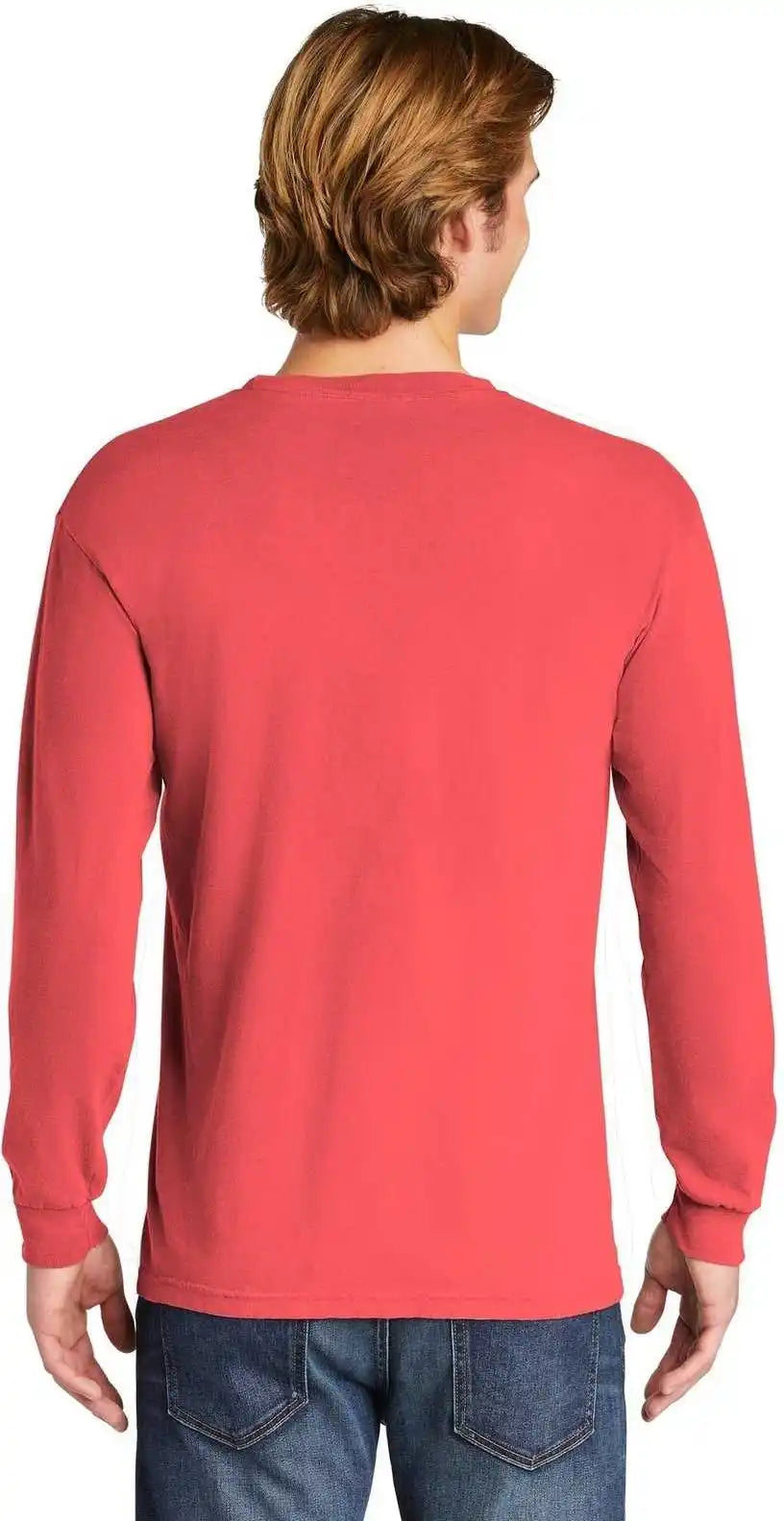 Comfort Colors 6014 Heavyweight Ring Spun Long Sleeve Tee Watermelon