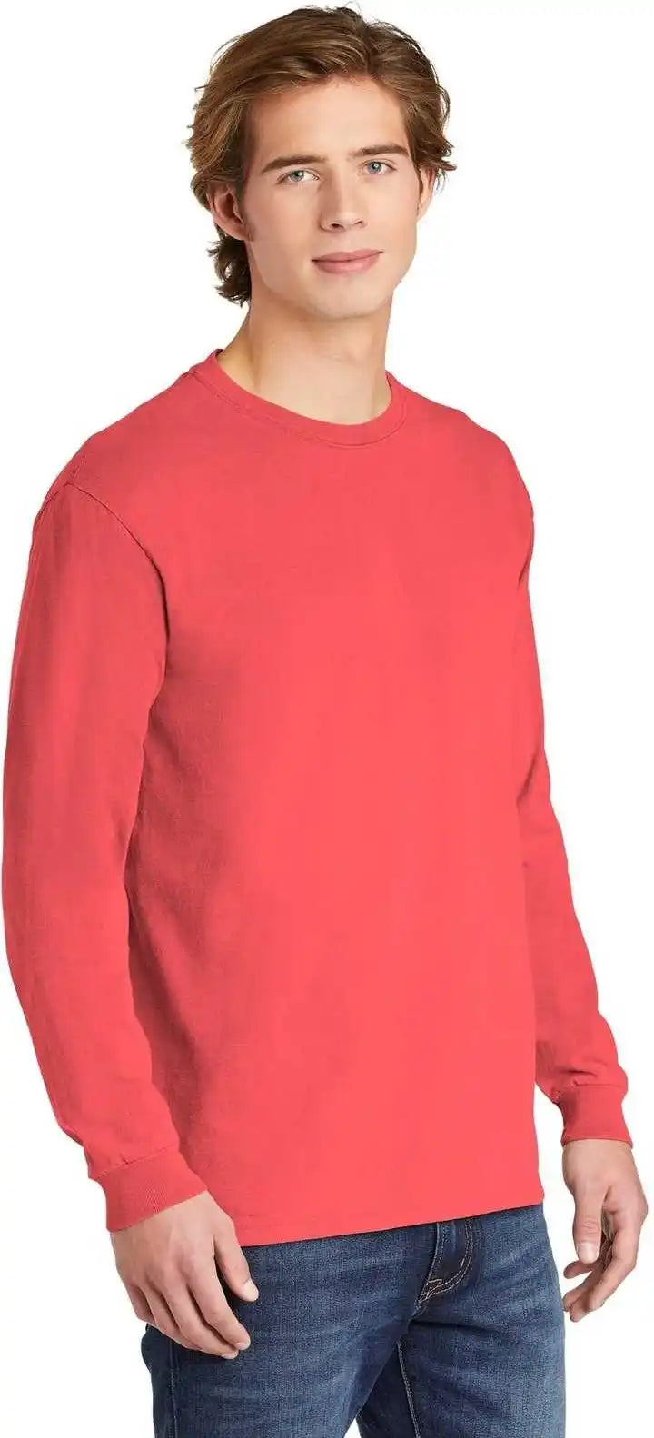 Comfort Colors 6014 Heavyweight Ring Spun Long Sleeve Tee Watermelon